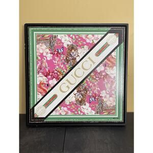 OLIVER GAL GUCCI PARMA TIGERS and flowers WALL ART NEW